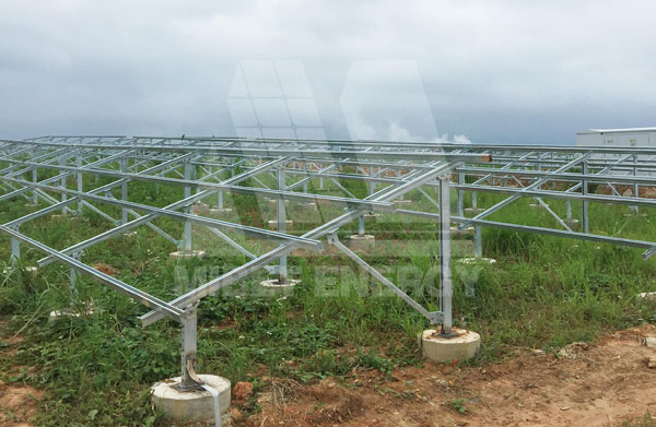 地面太陽能支架系統(tǒng)關(guān)于基礎(chǔ)部分的分類及特點(diǎn)