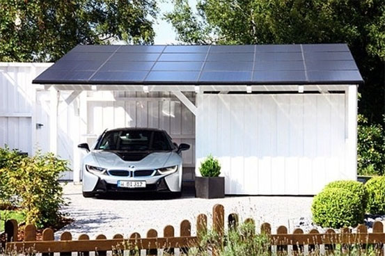 住宅單車位太陽能車棚